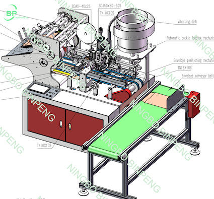 جودة  Kraft Envelope Clasp Inserting And Hole Punching Machine BP001 made in china مصنع