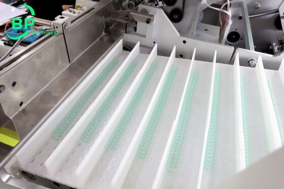 Plastic coil forming and coil binding machine PS420 for notebooks thickness up to 25mm