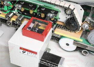 Notebook back spine wrapping machine BP-B500 used for paper back spine glue and taping up to 30mm