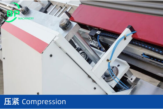 آلة تغليف شريط العمود الفقري الأوتوماتيكية BPBB30L2F مع وحدة تغذية مزدوجة للغلاف ووظائف الغراء البارد أو الغراء الساخن لتجليد دفاتر الملاحظات للمدارس الثانوية