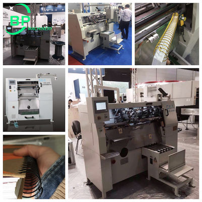 Semi Automatic Metal Spiral Binding Machine SSB420 For Notebook with coil lock function