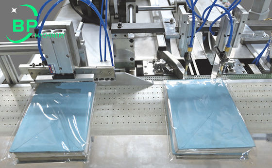 Automatic Opp Folded Film Bagging And Packing Machine For Notebook Magazine Envelope