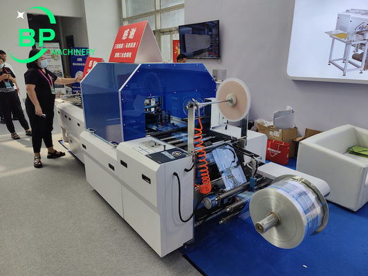 Automatic Opp Folded Film Bagging And Packing Machine For Notebook Magazine Envelope