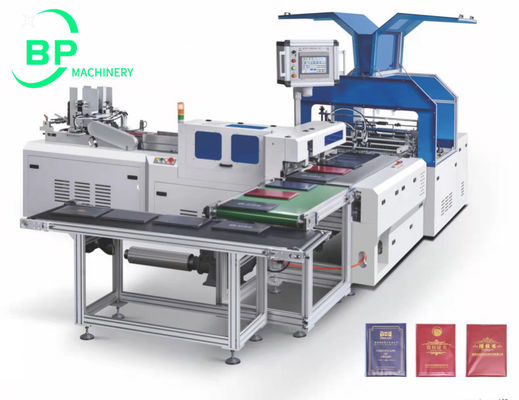 Automatic Opp Folded Film Bagging And Packing Machine For Notebook Magazine Envelope