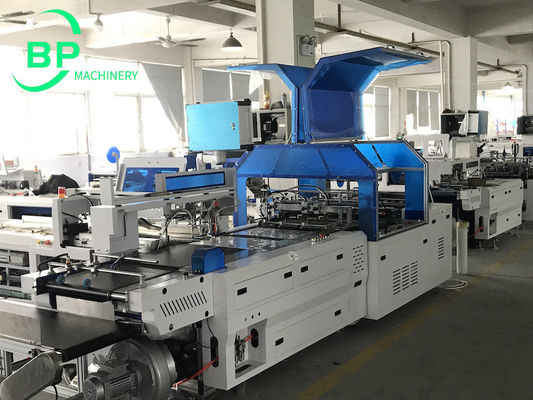 Automatic Opp Folded Film Bagging And Packing Machine For Notebook Magazine Envelope