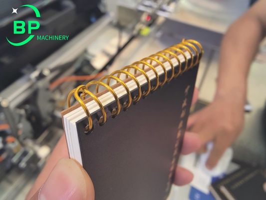 Automatic Sketch Notebook metal Spiral Binding&hole Punching Machine PBS420 with coil lock function